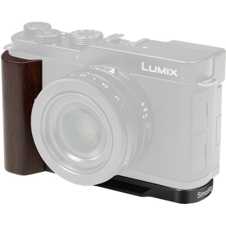 SmallRig 5942 - montażowa płytka L-kształtna z drewnianym uchwytem do Panasonic Lumix L10